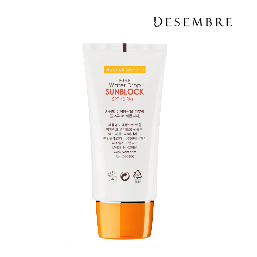 Desembre At home E.G.F Water Drop Sunblock SPF 40 PA++ (50ML)