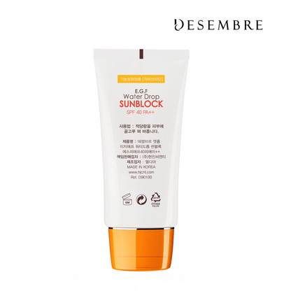 Desembre At home E.G.F Water Drop Sunblock SPF 40 PA++ (50ML)